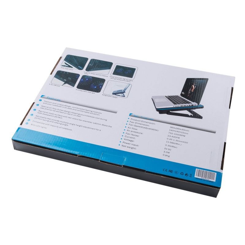 ARTSHOW - Notebook Laptop Cooling Tray External Laptop Cooler Large Size but Silent