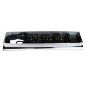 10A Desktop Power Sliding Socket Multimedia Electrical Outlet Box