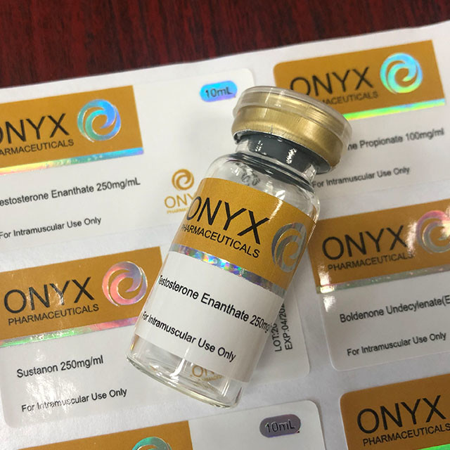 2ml / 5ml / 15ml / 20ml 10ml Vial Labels Laser Custom Hologram Glass Vial Labels