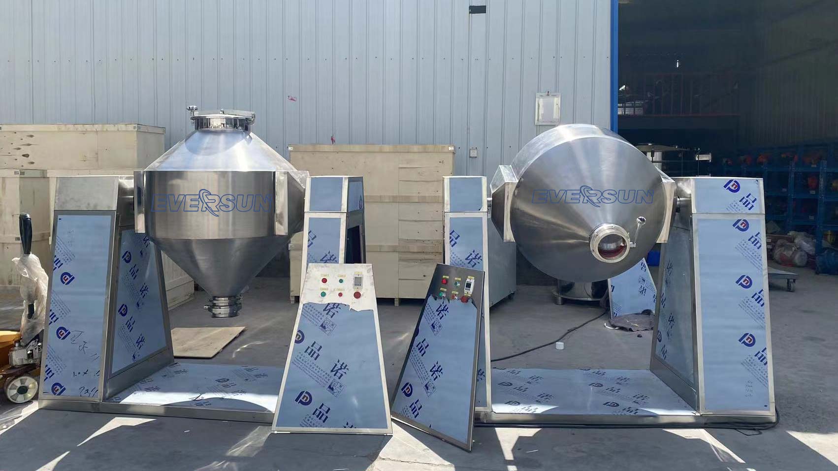 Explosion Proof Double Cone Powder Mixer 120kg Conical Mixer For Granular