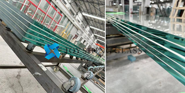 SGP laminated glass railing