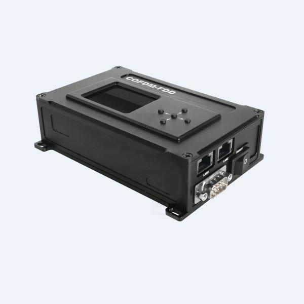 Quality Small Video COFDM IP Transmitter With 2W Full Duplex Ethernet 527g Weight for sale