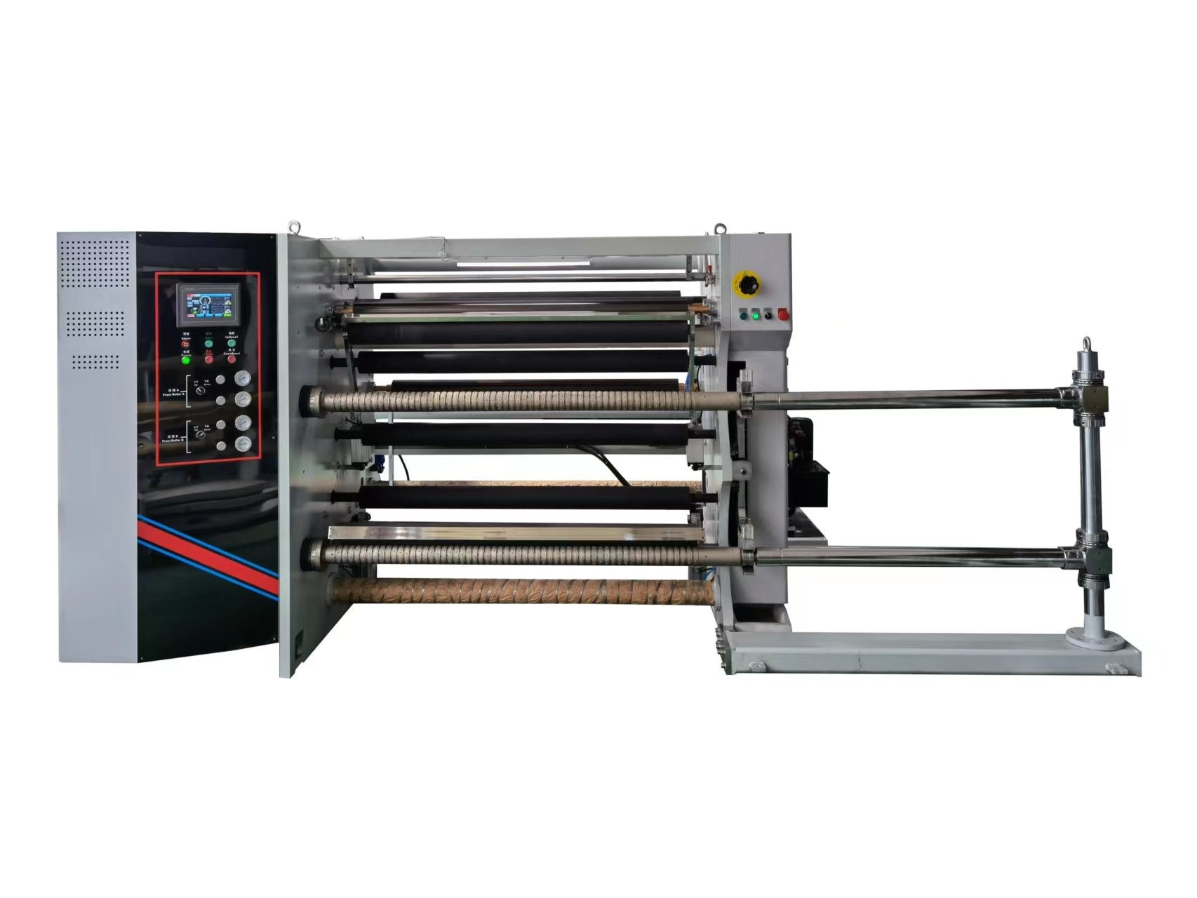 HJ-C1600-III Fully Automatic Tension Slitting Machine,350meters/minute Maximum speed,steel slitting machine