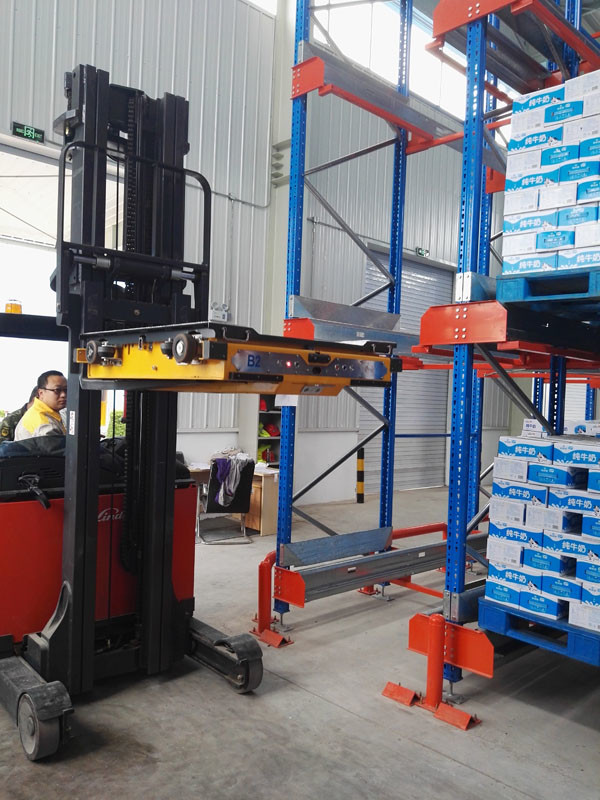 Pallet shuttle racking SIEMENS PLC control system Brushless Motor