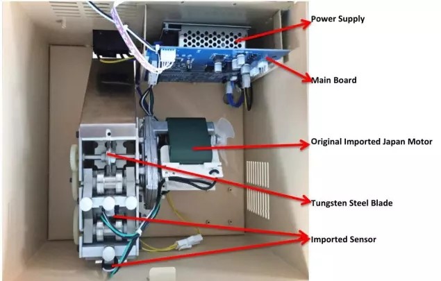 Ticket Eater Redemption Ticket Counting Machine With Printer