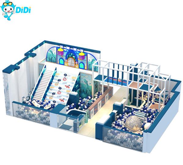 Marine Themed Commercial Soft Play Equipment Children Game Center Easy