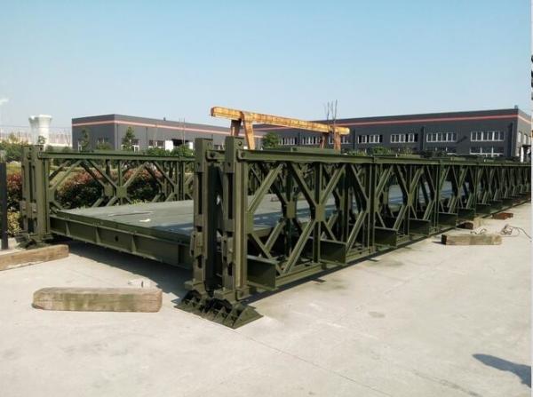 Steel Bailey Bridge，Compact 100 , DS Structure , Painted , Single lane ，HS20