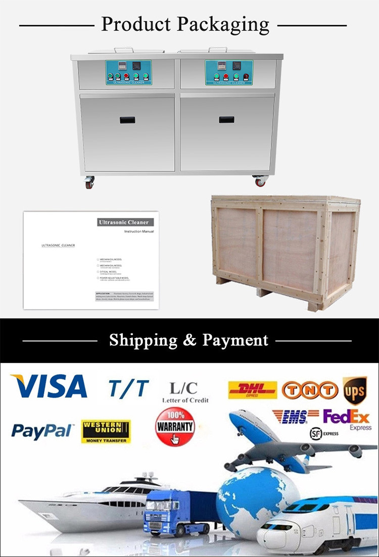 FCC Industrial Ultrasonic Cleaning Tanks , 560L 28KHZ Car Parts Cleaning Machine