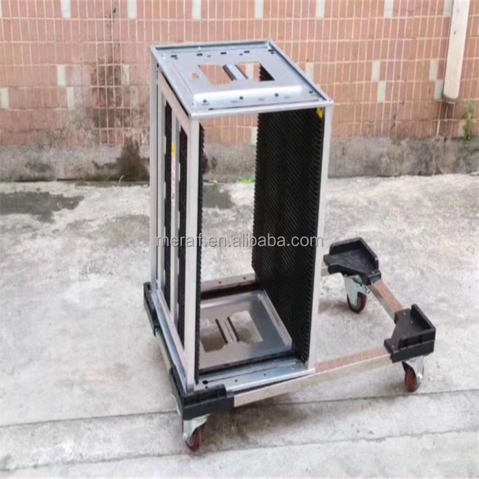 Four Wheels Aluminum Platform Trucks Trolley Cart Supermarket Logistics House Transportation Bin Box Carts Moving Dollies