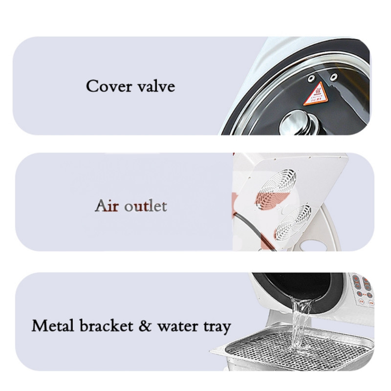 Professional Food Automatic Cooking Making Machine 6 Litres Commercial Cooking Robot
