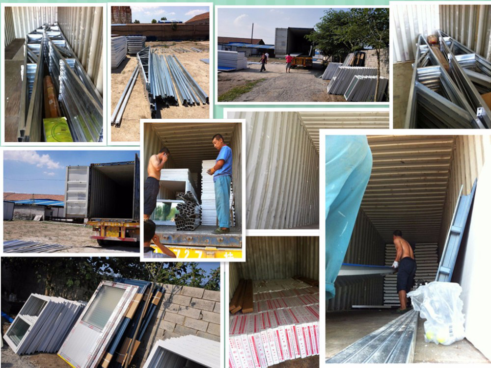 china low cost house construction material prefab k type modular house