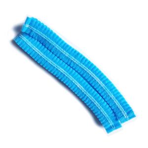 Double elastic string disposable mob cap or single elastic string disposable mob