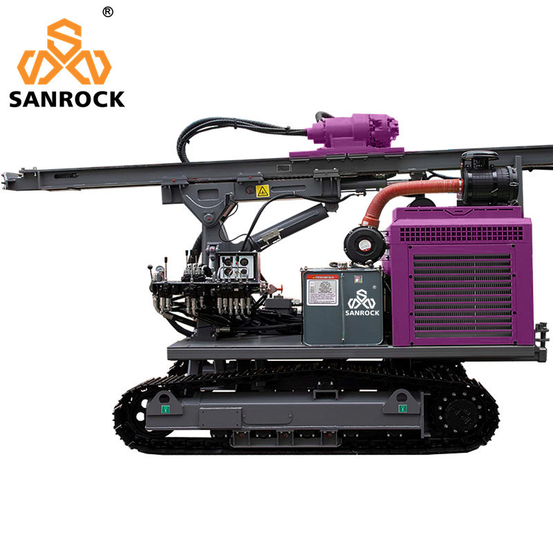 110kw Ground Pile Driving Equipment Solar Pile Driver Machine Hydraulic Pile Drilling Rig