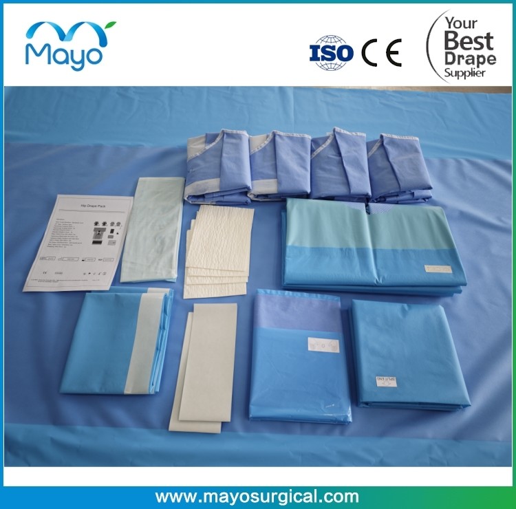 Knee Operation Surgical Extremity Drape Pack With AAMI Level 4 Material