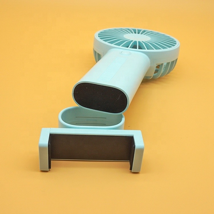 Detachable Phone Holder 2000 MAh USB Charging Mini Fan