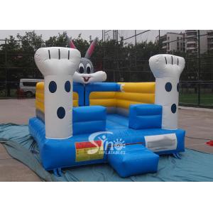 Toddler kids indoor small rabbit bouncy castle meeting with EN14960 certificate
