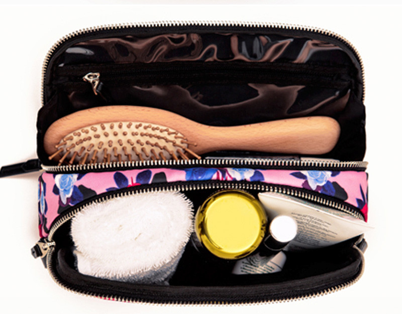 Customised Eco Friendly Waterproof Zipper Pouch Wash Makeup Bag