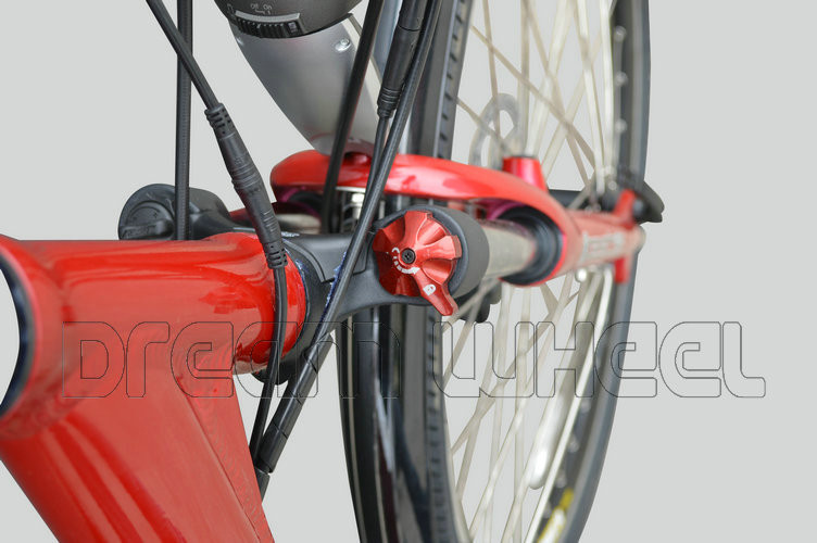 Gear Motor Electric Urban Bike 48V 500W With Tektro Hydraulic Disc Brake