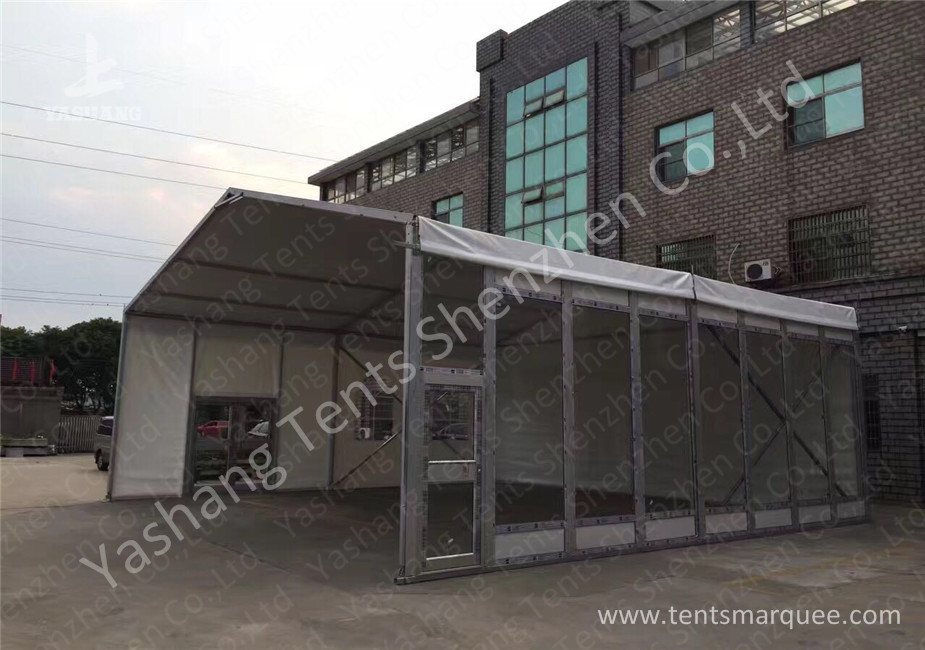 Small Transparent Glass Wall Custom Event Tents , Corporate Event Tent