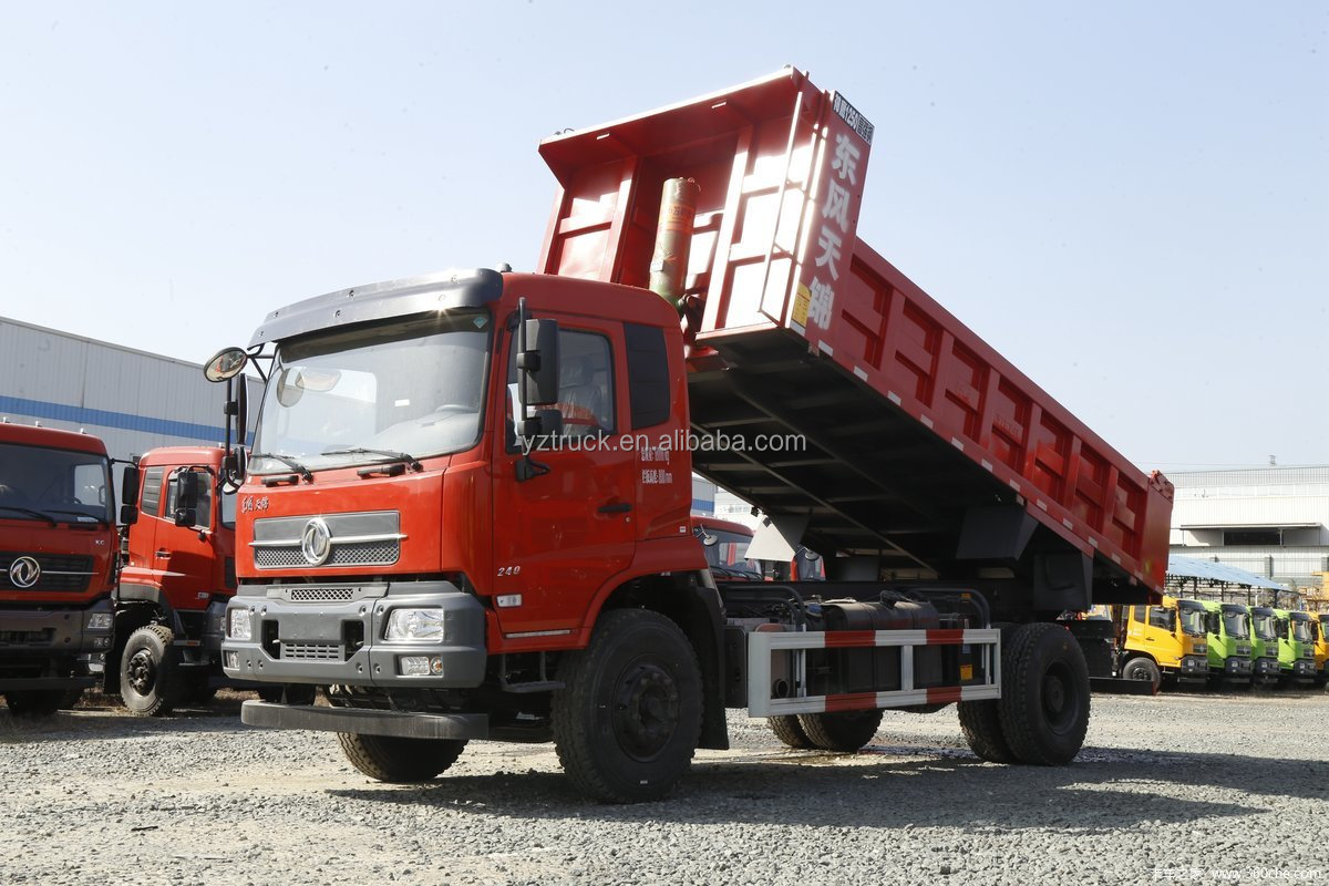 Dongfeng Commercial Vehicle Co. 4x2 Tipper Dump Truck with Dimensions 7.075X2.5X3.07 m
