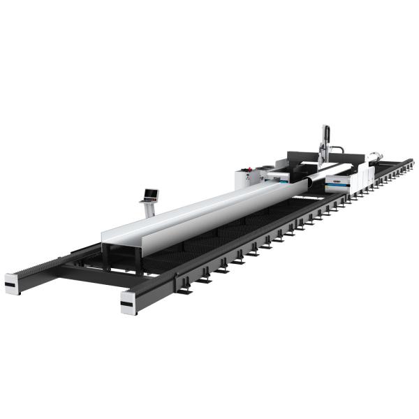 Kebei Factory 30kw Fiber Laser Tube Cutting Machine Iron Pipe Cutter Channel