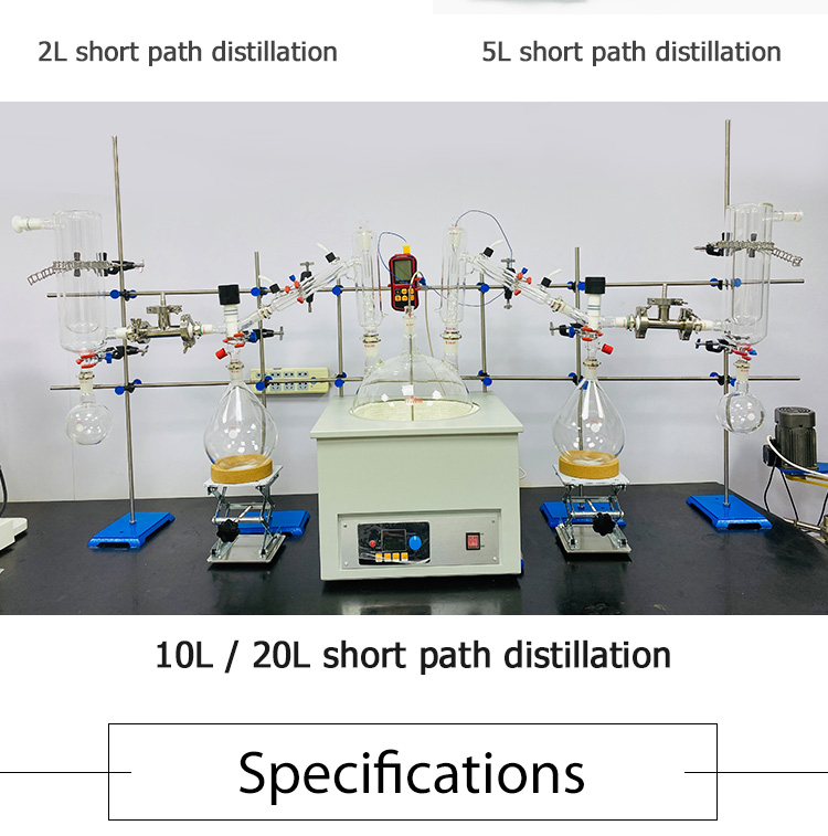 Short Path Distillation Equipment 2L Laboratory Kit