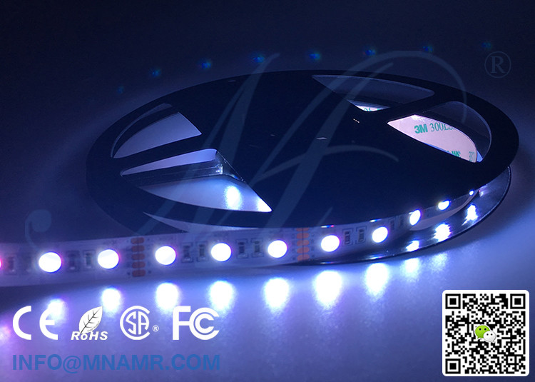CE RoHS Approved RGBW LED Light Strips 15W 12V 24V Constant Current Showcase Lighting