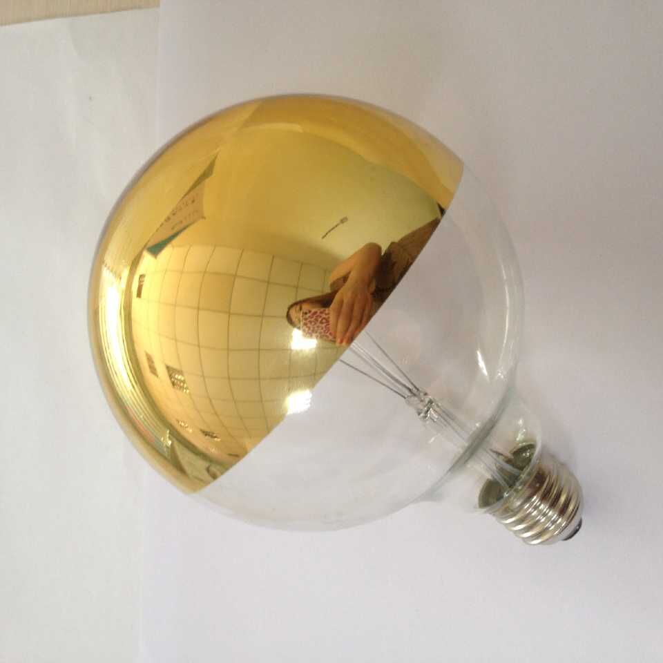 Goldtip gold reflect LED filament globe G95/G30 bulb light 8W