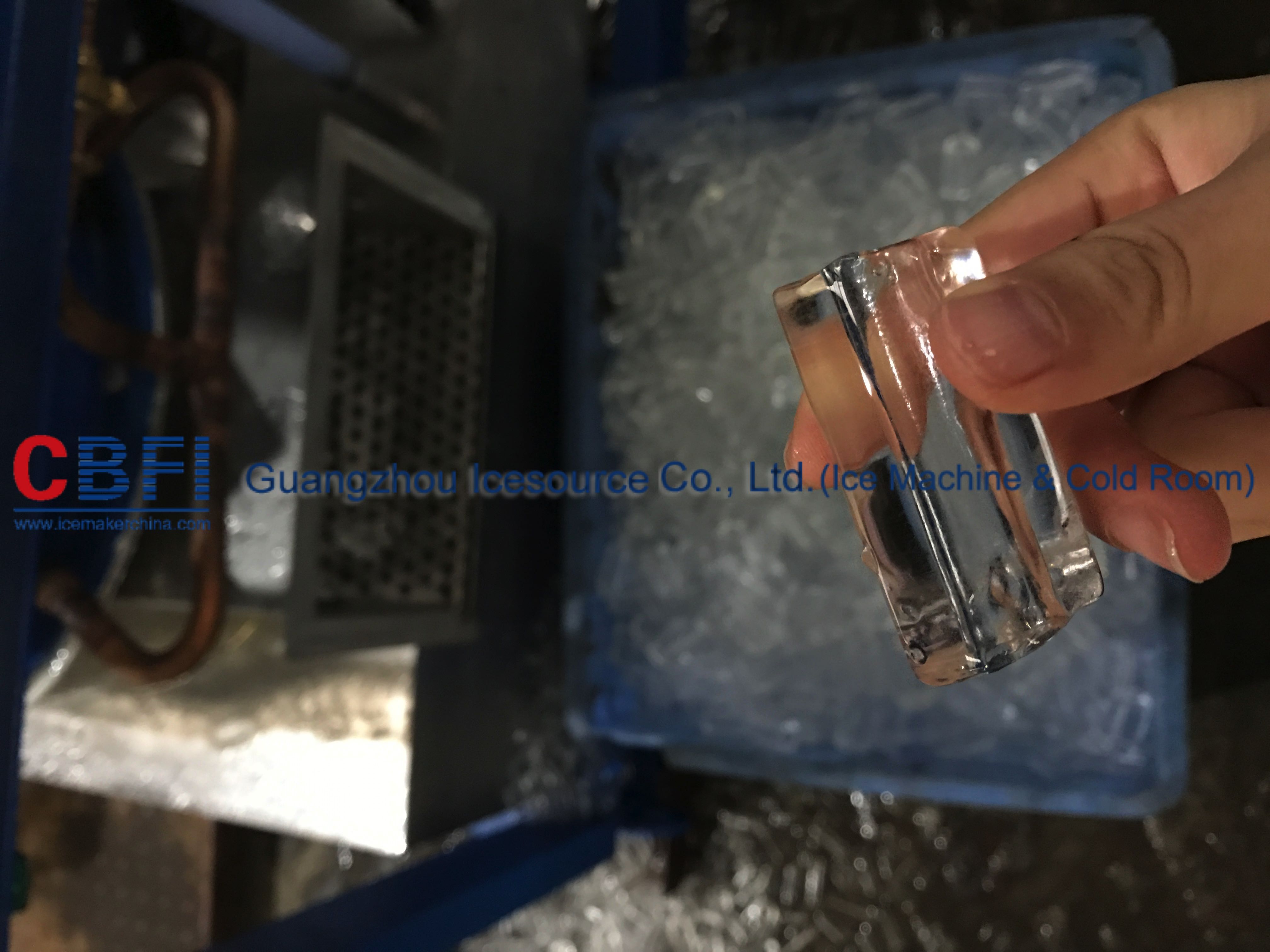 R404A Refrigerant 10000kg Tube Ice Making Machine with PLC Siemens system