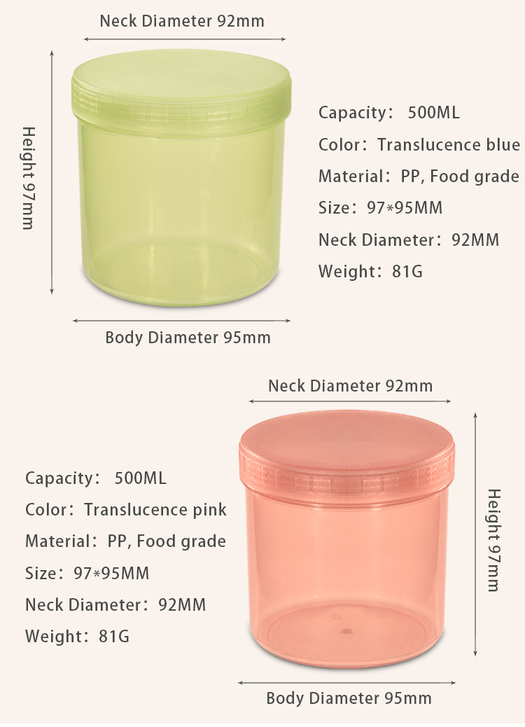 ODM Kitchen Organized Food Safe 5 Gallon Bucket BPA Free Clear Plastic