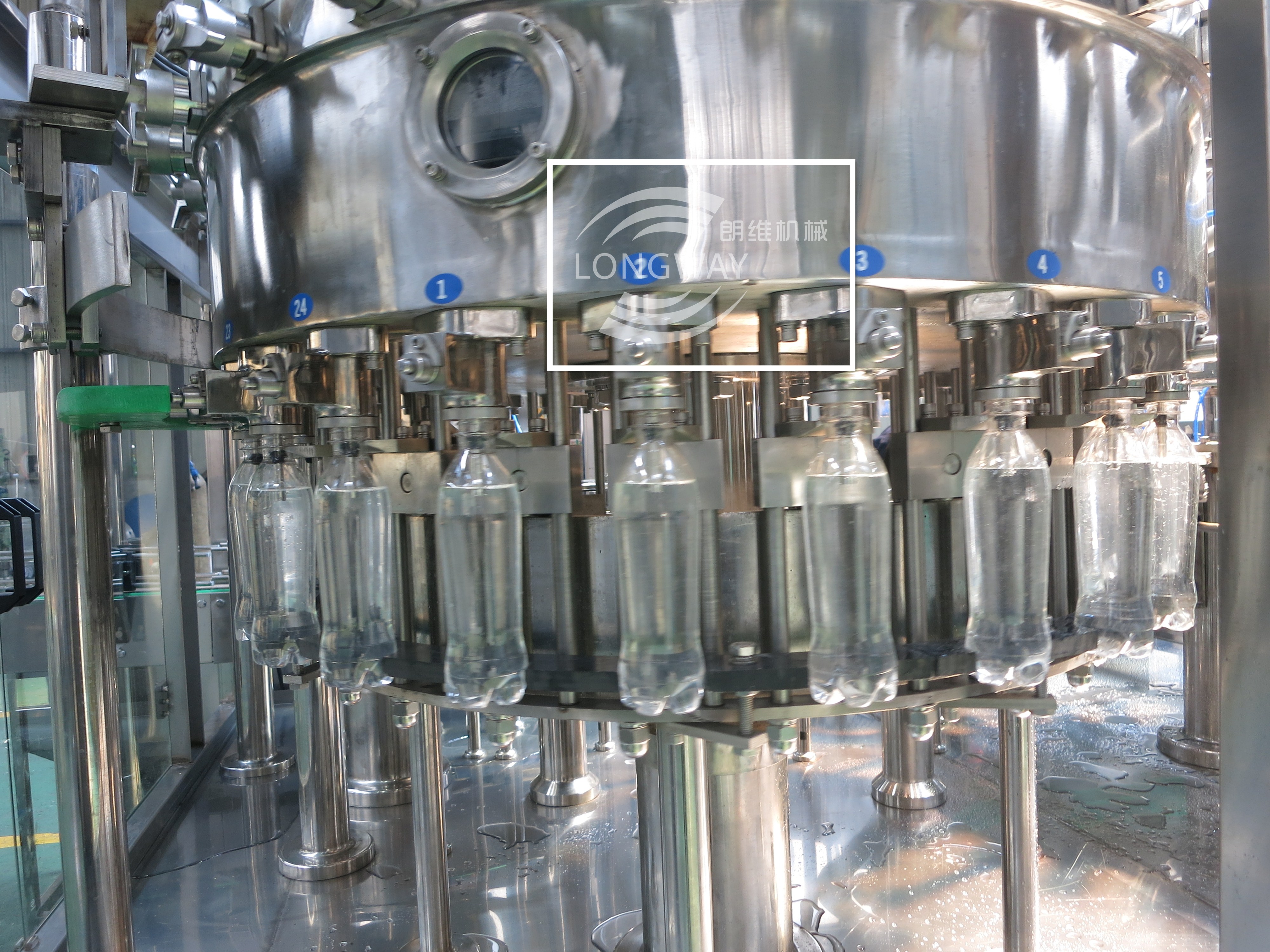 12000bph 3 in 1 Automatic carbonated drink Rotary Rinser Filler capper machine