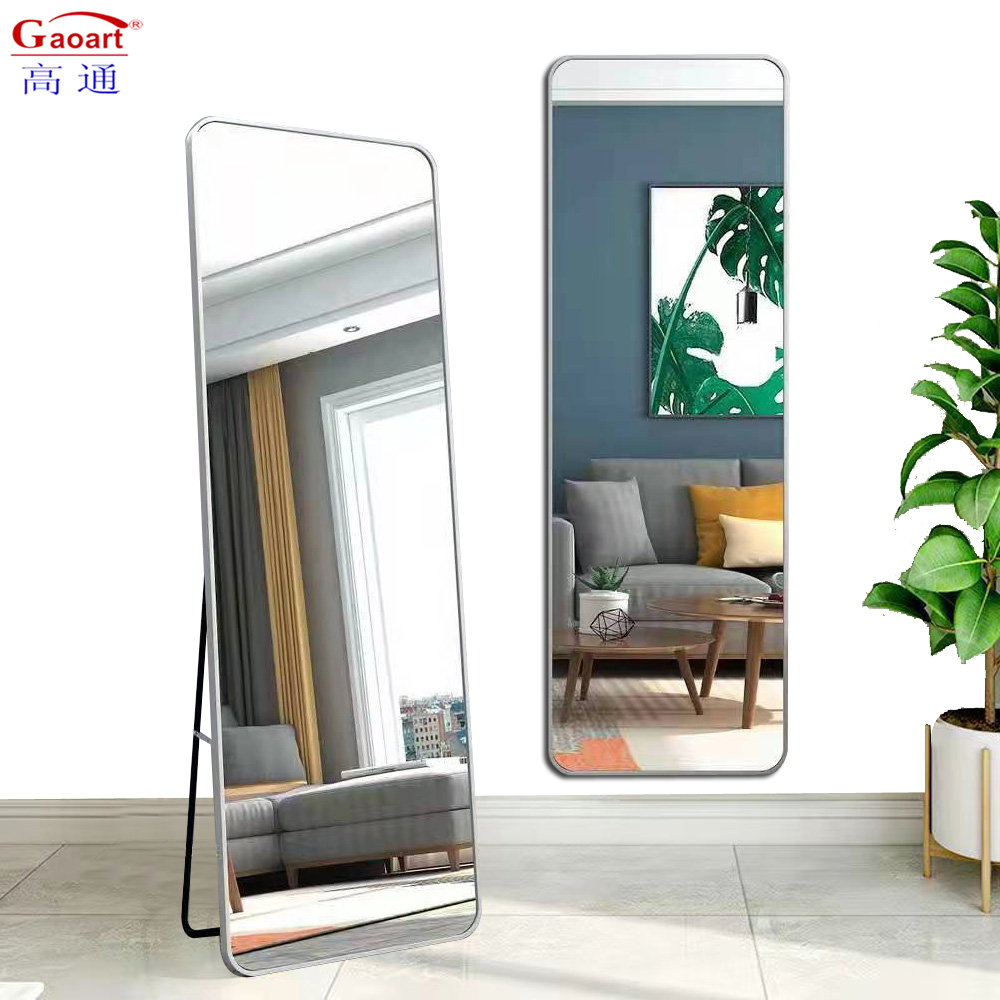 Contemporary Design Style Glass Mirror for Top Fashion Long Floor Length Bath Room