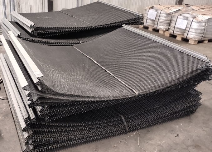 Color Painted 16mm Woven Wire Screen For Crusher