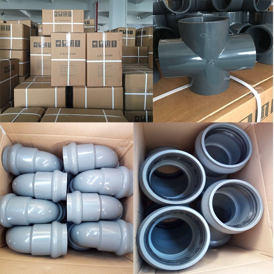 China Factory Water Supply Pn10 Plastic Pipe Fitting UPVC Pipe Fitting