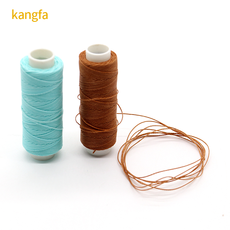 Custom Made 9ply Round Waxed Thread for Hand-sewn Leather 100% High Strength Polyester