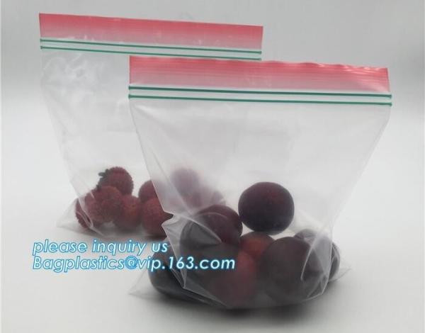 Food grade ldpe Zip lockkk freezer quart size storage bags, Zip lockkk storage
