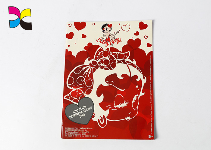 Matt Paper Custom Magazine Printing Full Color Red Subscription For People