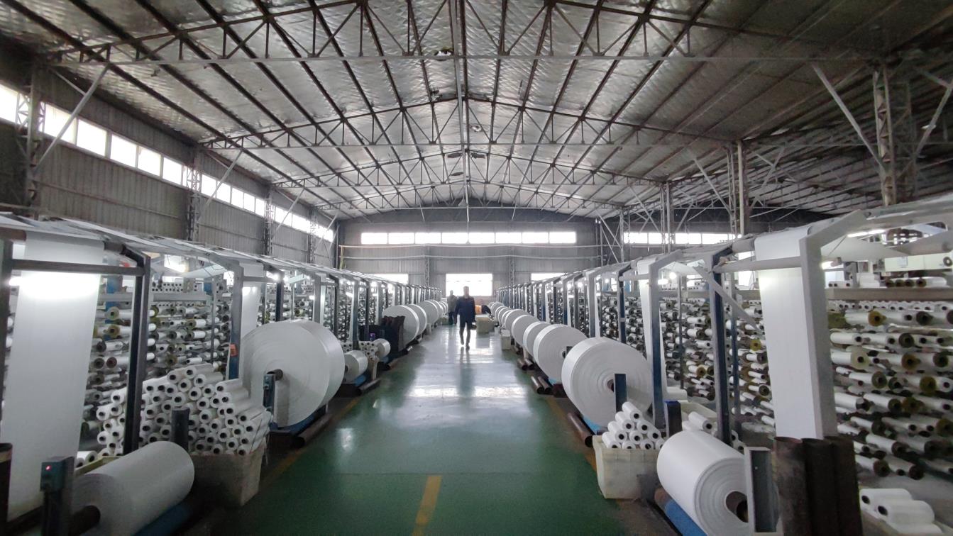 PP Plastic Tape Extrusion Cement Bag Square Bottom Empty Sack 25Kg