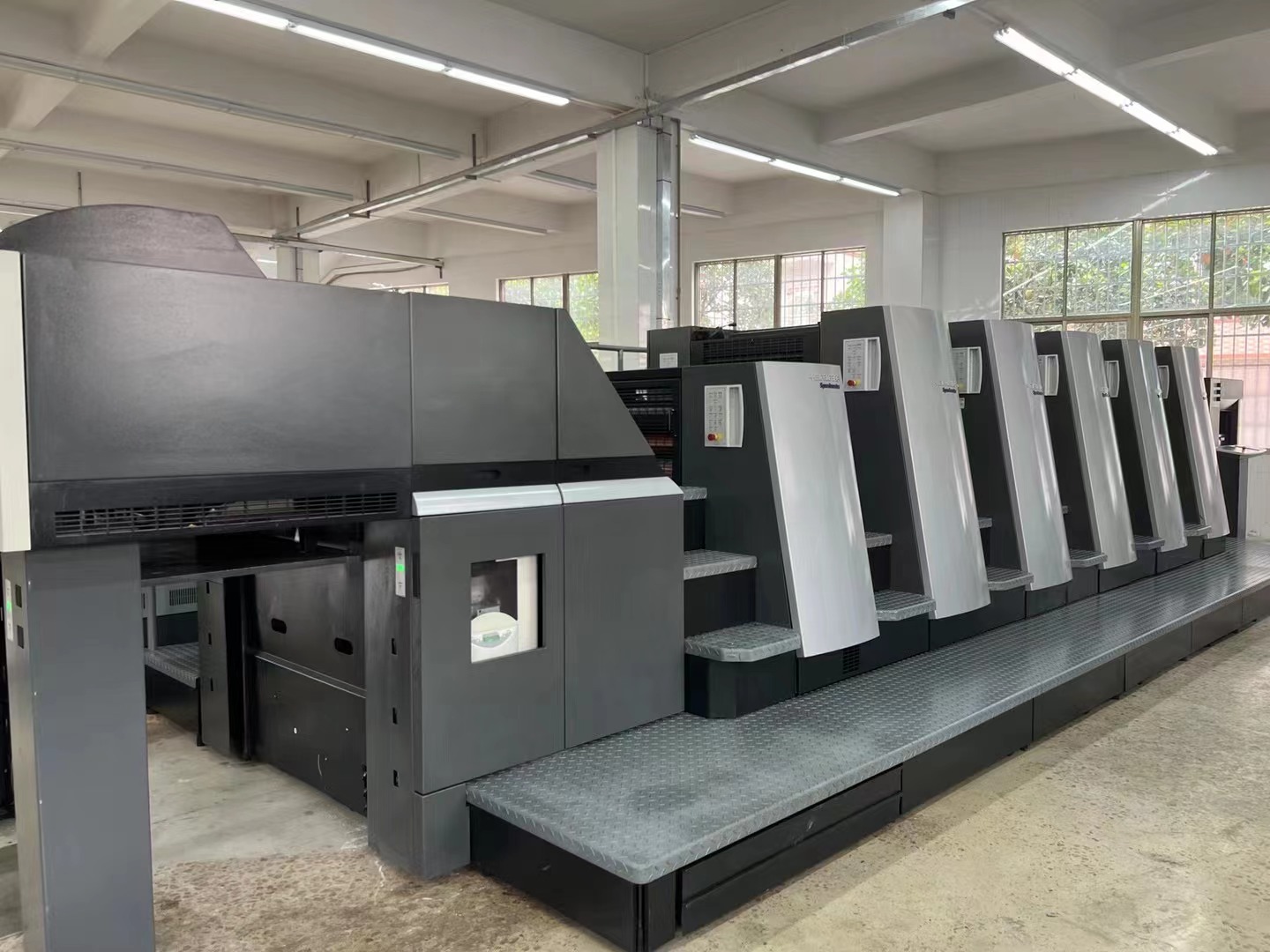 Germany XL75-5 Heidelberg Printing Press Machine Original Press Parts 100000 KG For Screen Printer