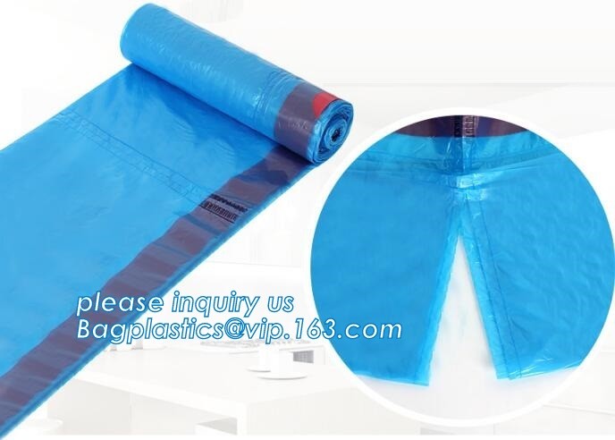 HDPE/LDPE/PP autoclave bags medical garbage bag for biohazard waste, yellow with printing medical biohazard waste bag