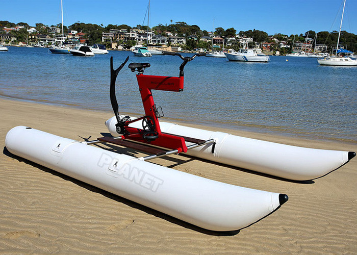 PVC Inflatable Sea Banana Pontoon Boat Tube For Floating Water Bike
