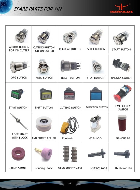 Auto Cutter Parts PN CH08-02-18 Tool Guide Slide Block For Textile Cutter Machine