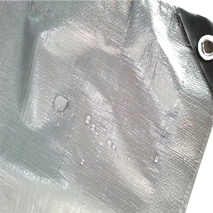 Cross Laminated Plastic PE Tarpaulin Fabric Sheet Poly Tarp With UV Protect