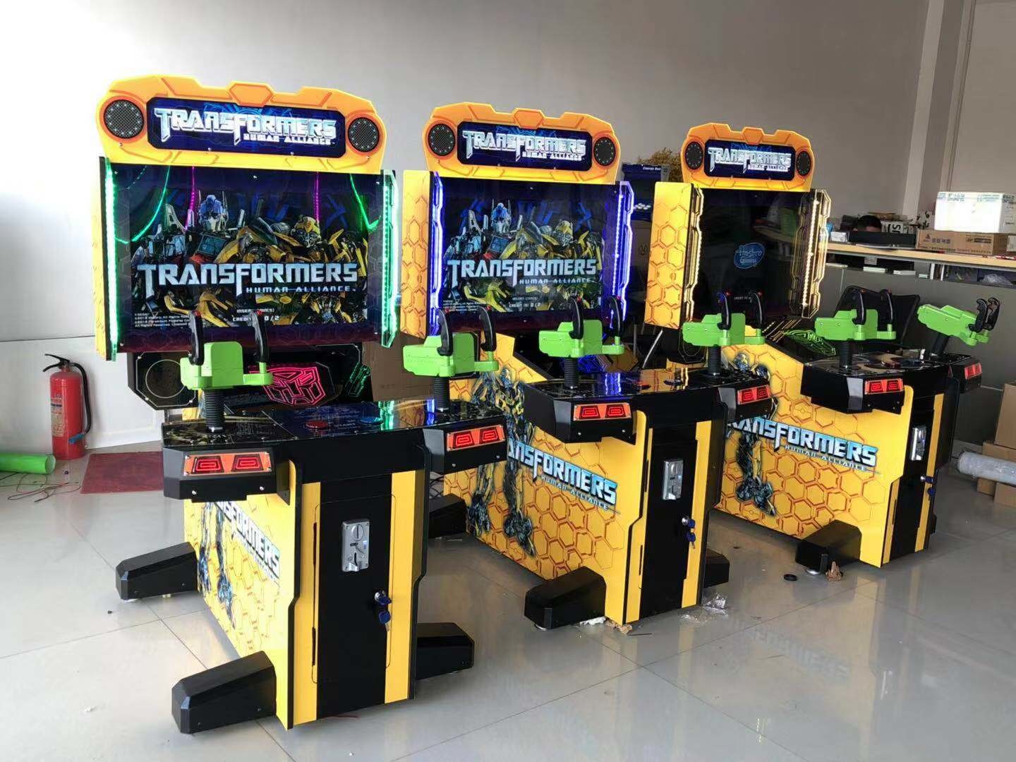 Coin operated Transformer arcade game machine gun shooting games