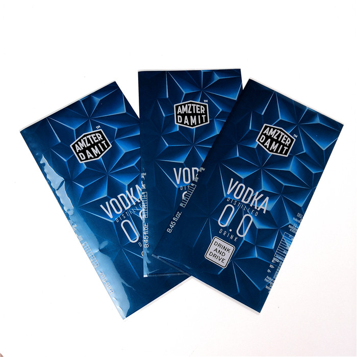 UV Resistant Shrink Sleeve Labels Waterproof Colorful For Plastic Water Bottle Label