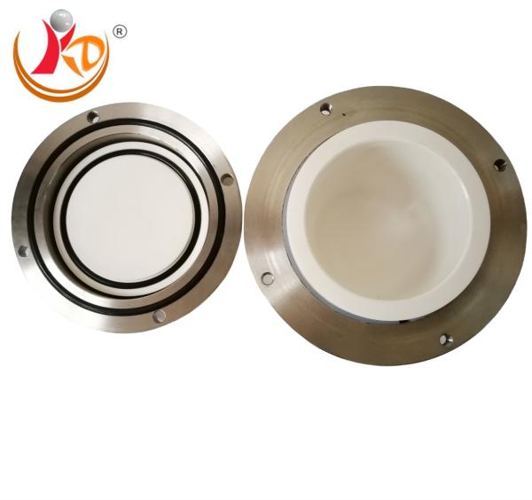Zirconia ball mill jar with stainless steel casing used for vertical planetary