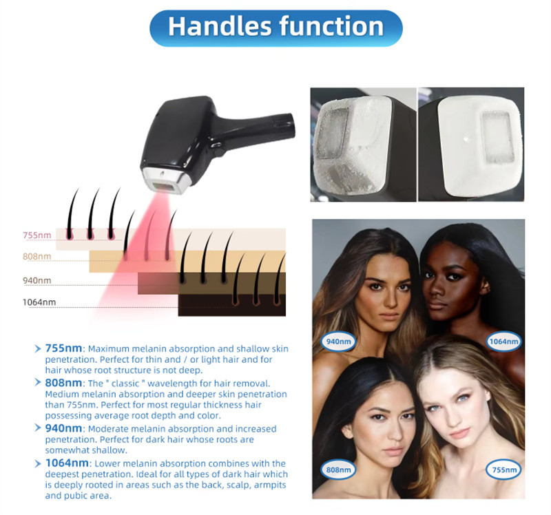 Painless 15.6" Touch Screen 808nm Diode Laser Machine For Hair Removal Skin Tightening