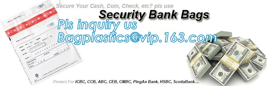 Document safe tamper proof bank deposit bag, Steb Plastic Money Pe Bank Deposit Coin Security Pouch Bags With Seal For C