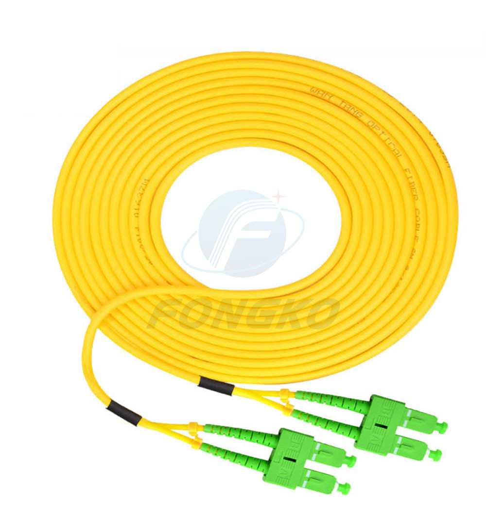 Pvc 3 meters Material Best Quality Indoor Sc Duplex Fiber Optic Patchcord