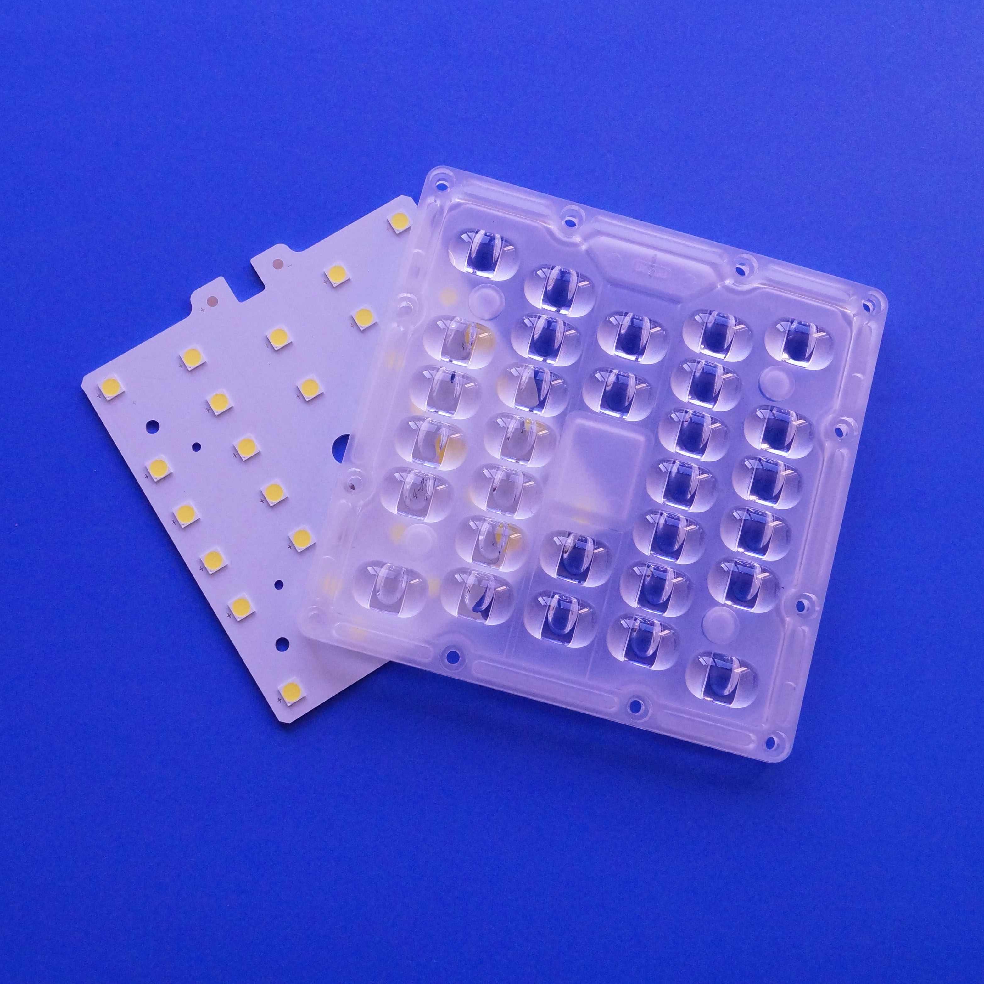 Square Shape 130x130mm SMD 5050 Led Light Module With Heat Sink